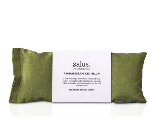 SALUS AROMATHERAPY EYE PILLOW - MOSS GREEN