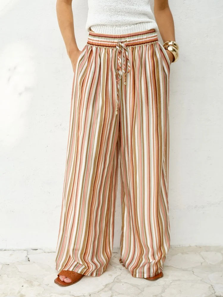 FATE + BECKER Elysia Pant - Sandbar Stripe