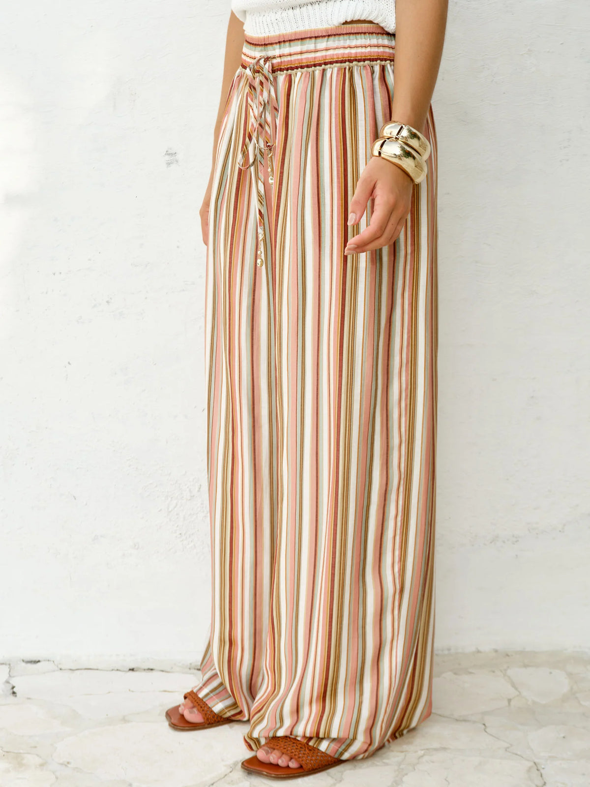 FATE + BECKER Elysia Pant - Sandbar Stripe