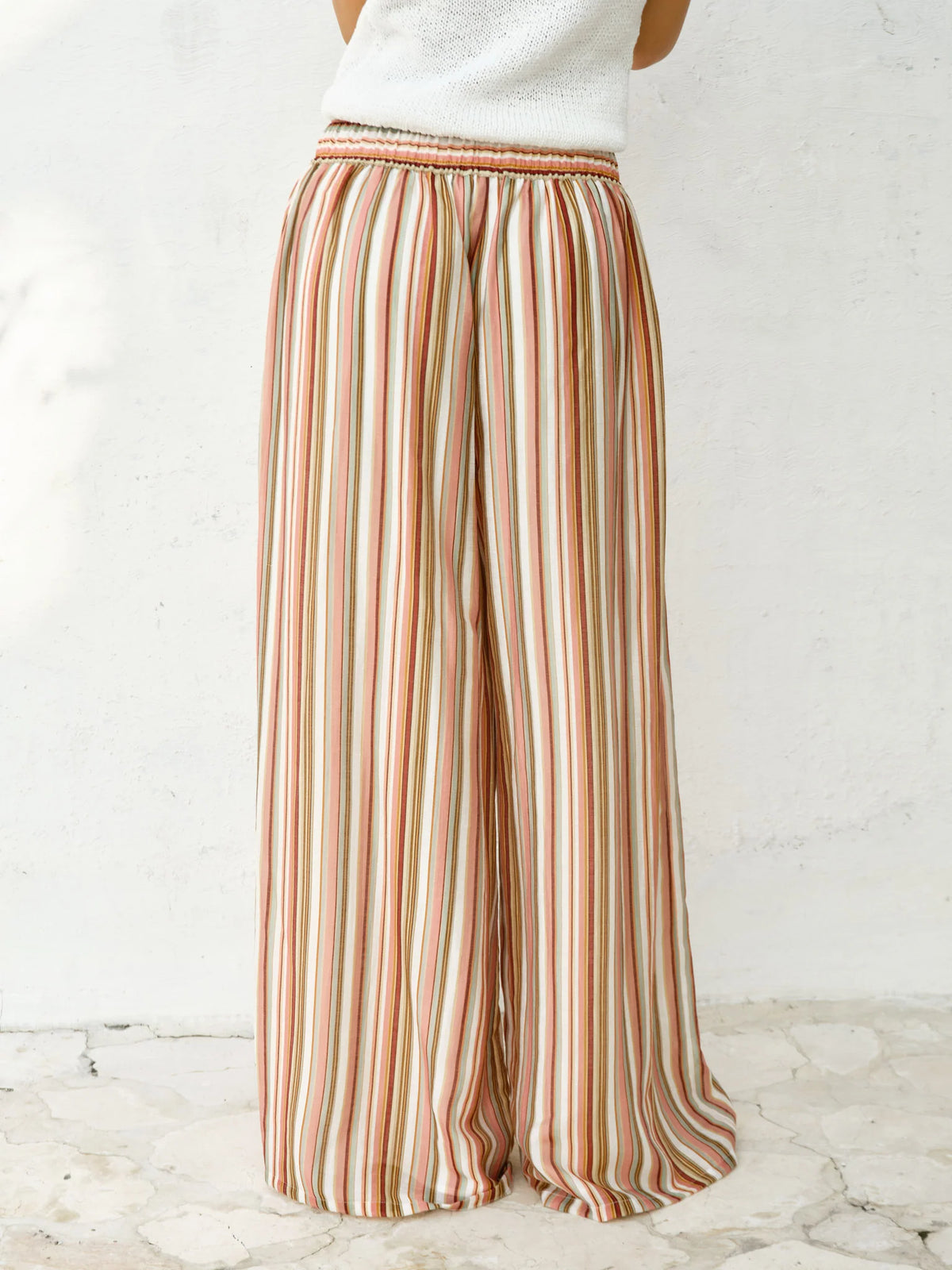 FATE + BECKER Elysia Pant - Sandbar Stripe
