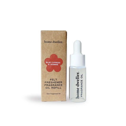 HOME DWELLER Fragrance Refill Oil - Blue Cypress & Jasmine