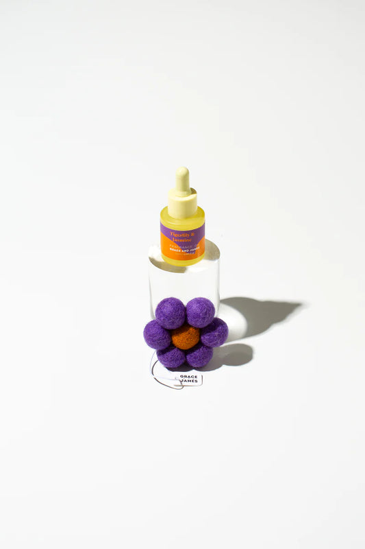 BLOOM Felt Air Freshner Set - Tigerlily & Jasmine
