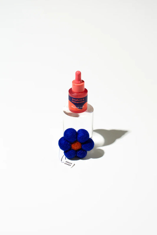 BLOOM Felt Air Freshner Set - Raspberry & Pomegranate