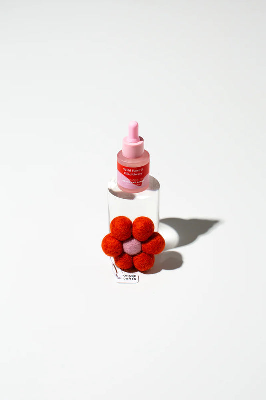 BLOOM Felt Air Freshner Set - Wild Rose & Blackberry