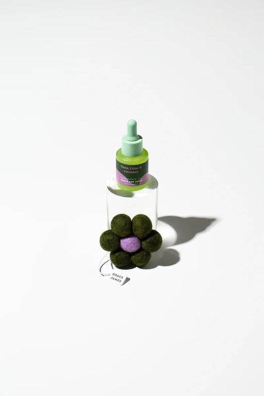 BLOOM Felt Air Freshner Set - Yuzu, Lime & Coconut