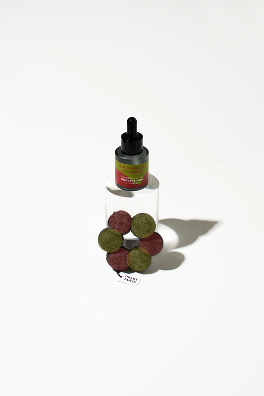 BLOOM Felt Air Freshner Set - Sicilian Orange & Pistachio