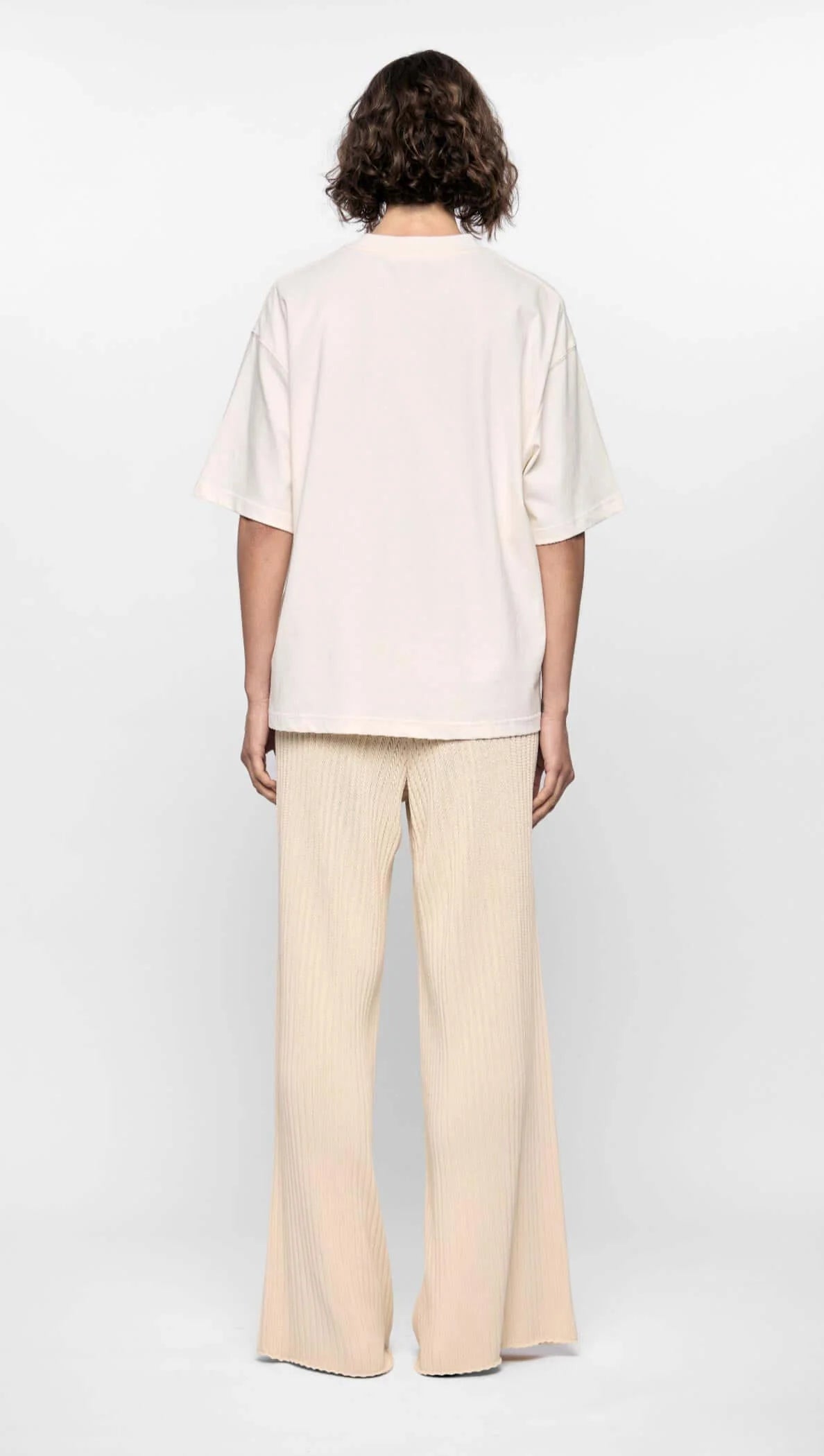 STAPLE THE LABEL Harper Knit Wide Leg Pant
