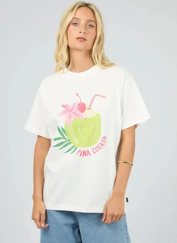AAE Pina Colada Relaxed Tee - Vintage White