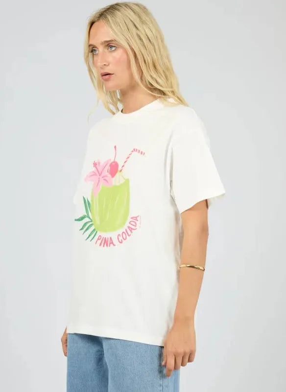 AAE Pina Colada Relaxed Tee - Vintage White