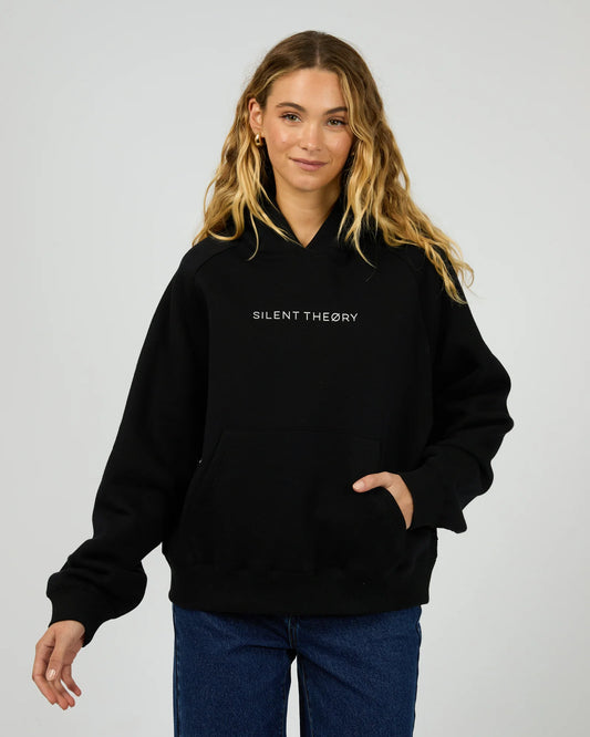 SILENT THEORY - LOGO HOODIE - Black
