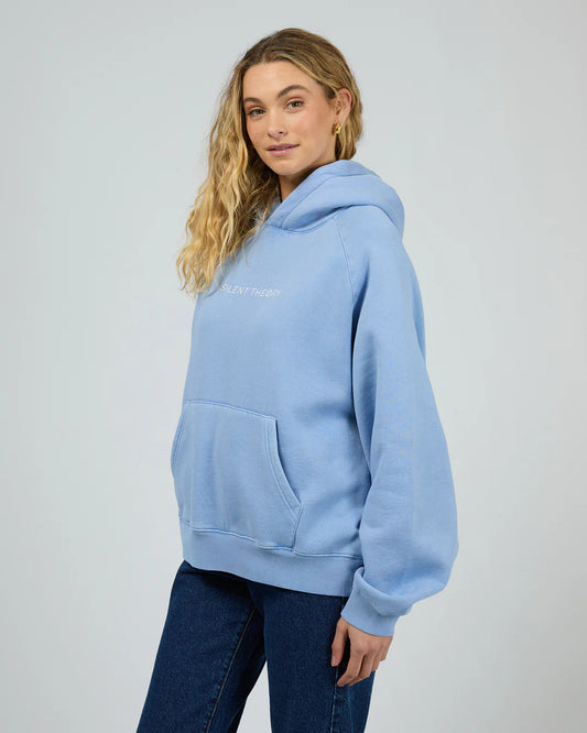 SILENT THEORY - LOGO HOODIE - Light Blue