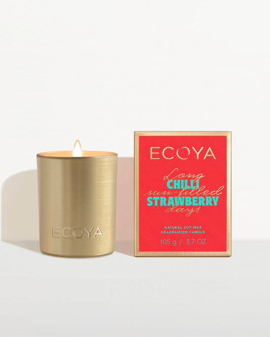 ECOYA Mini Goldie Candle - Chilli Strawberry