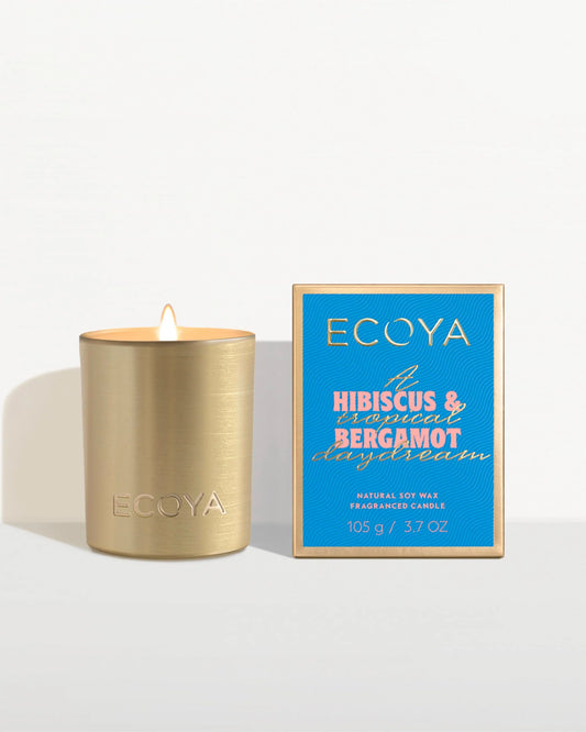 ECOYA Mini Goldie Candle - Hibiscus & Bergamot