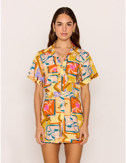 MINKPINK Rosin Playsuit