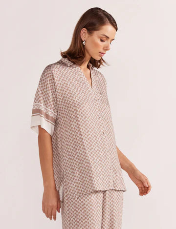 STAPLE THE LABEL Soleil Resort Shirt - Beige