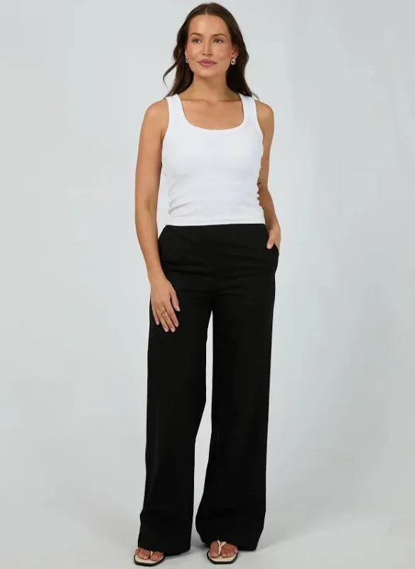 SILENT THEORY Tallow Pant - Black