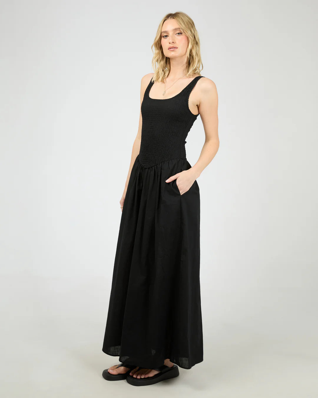 ALL ABOUT EVE Essential Maxi Dress - Black