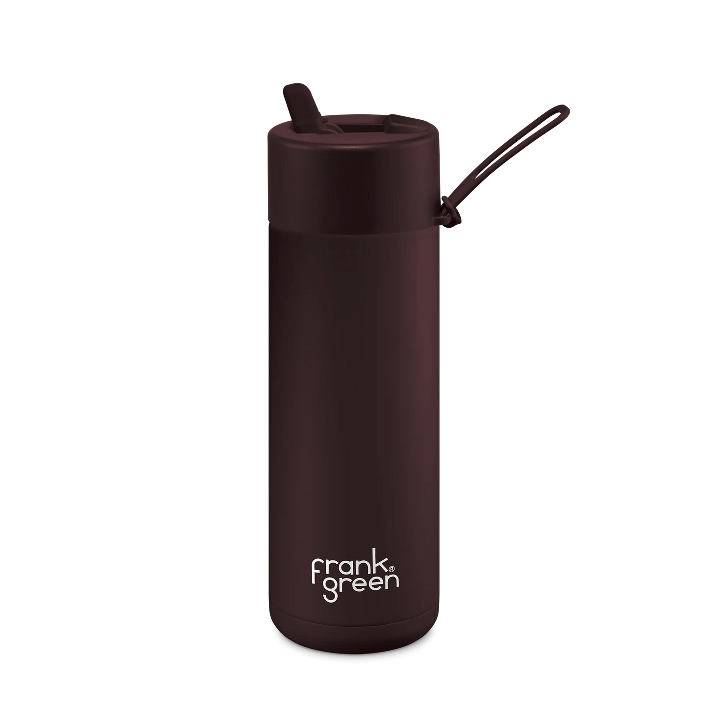 LIMITED EDITION FRANK GREEN CERAMIC REUSABLE BOTTLE (595ML) - CHOCOLATE