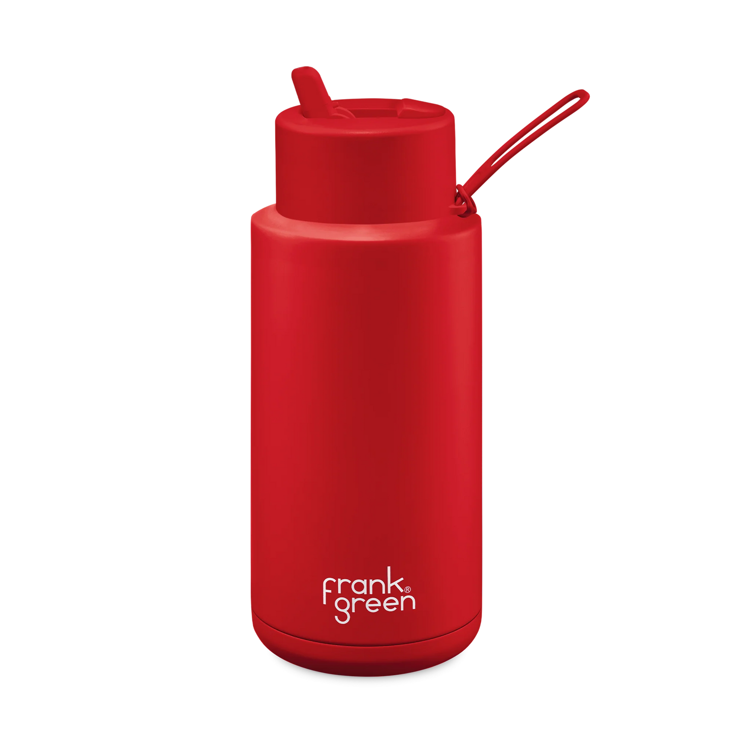 LIMITED EDITION CERAMIC REUSABLE BOTTLE (1L) - ATOMIC RED