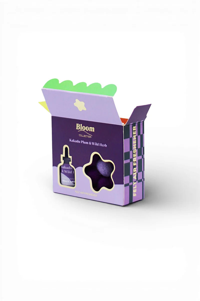 BLOOM Felt Air Freshner Set - Kakadu Plum & Wild Herb