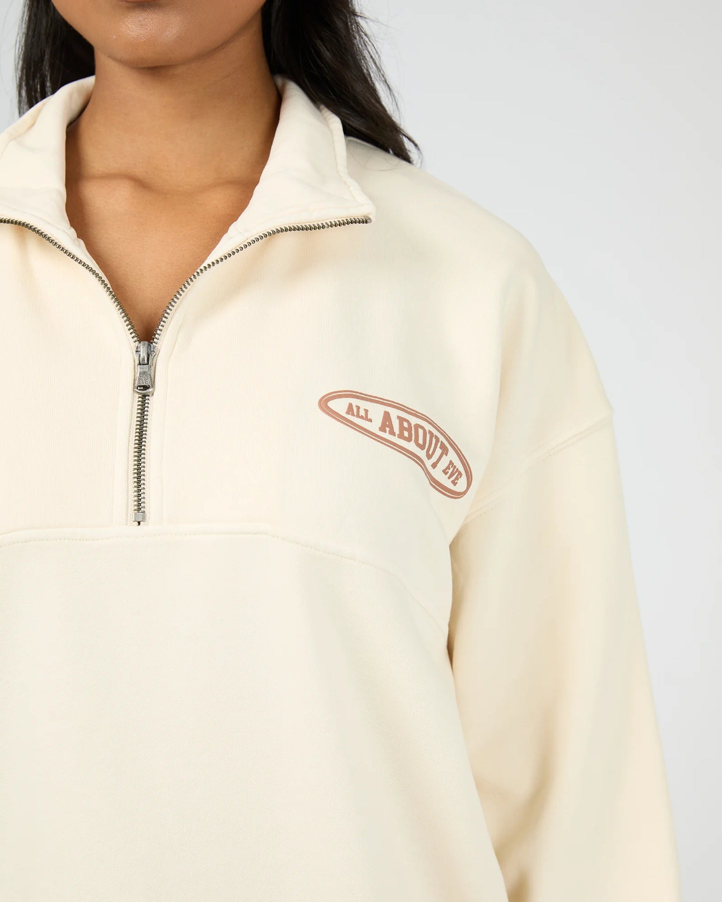 AAE ELEVATED RELAXED 1/4 Zip - Vanilla