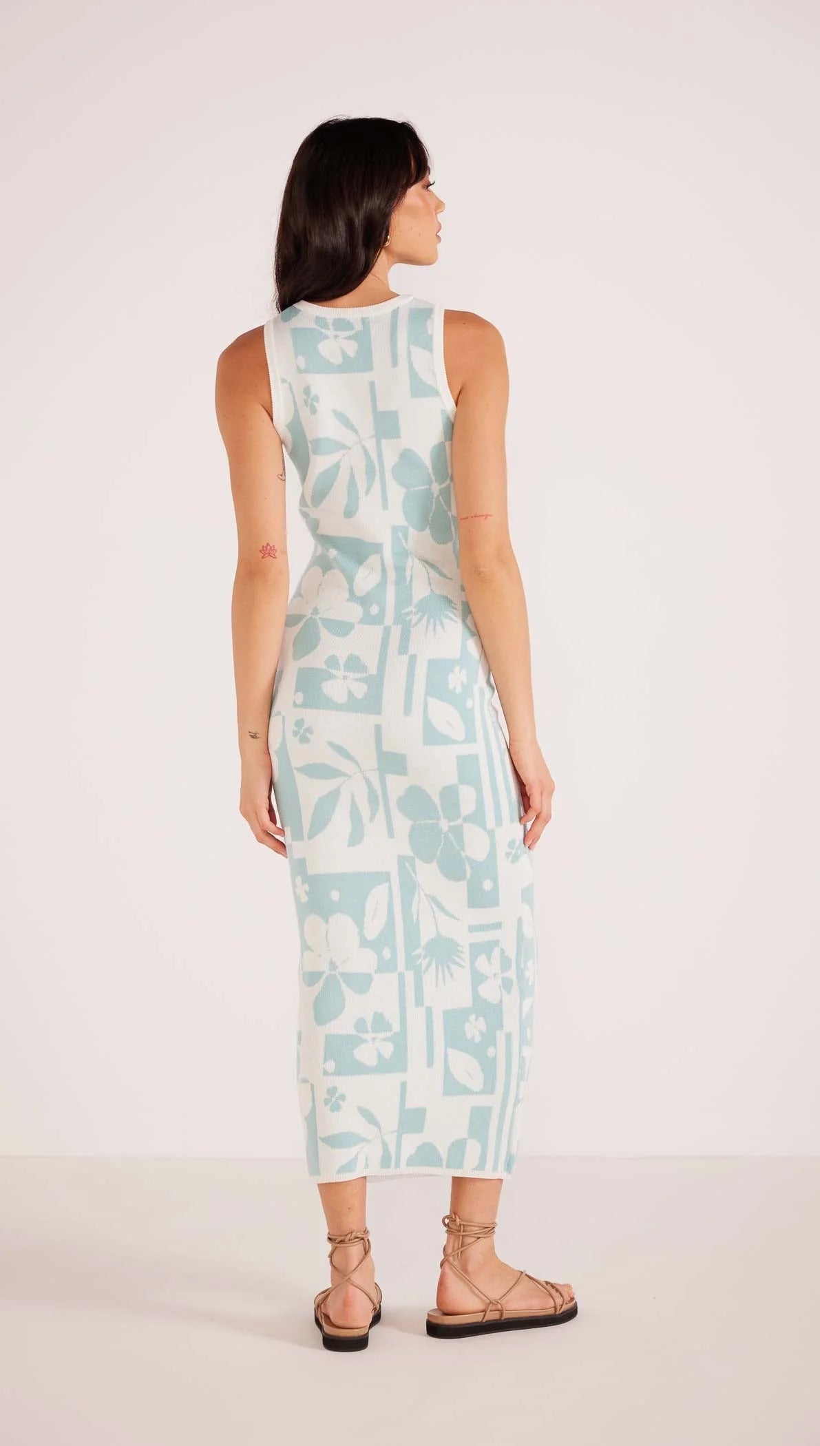 MINKPINK Lacy Intarsia Midi Dress