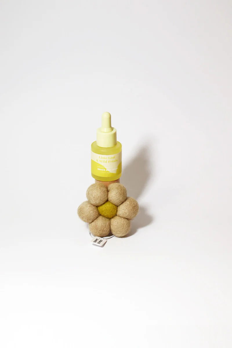 BLOOM Felt Air Freshner Set - Lime Leaf & Wild Fresia