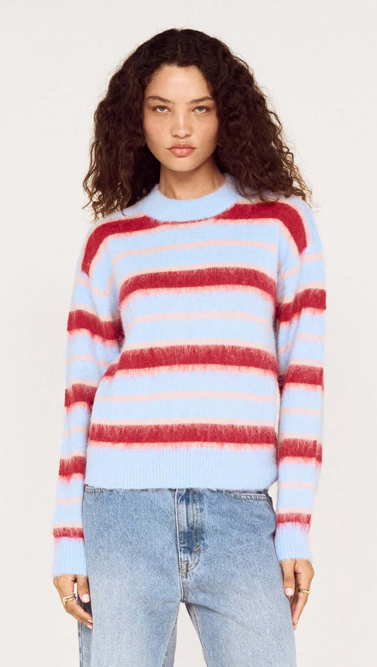 MINKPINK Elka Stripe Knit Jumper
