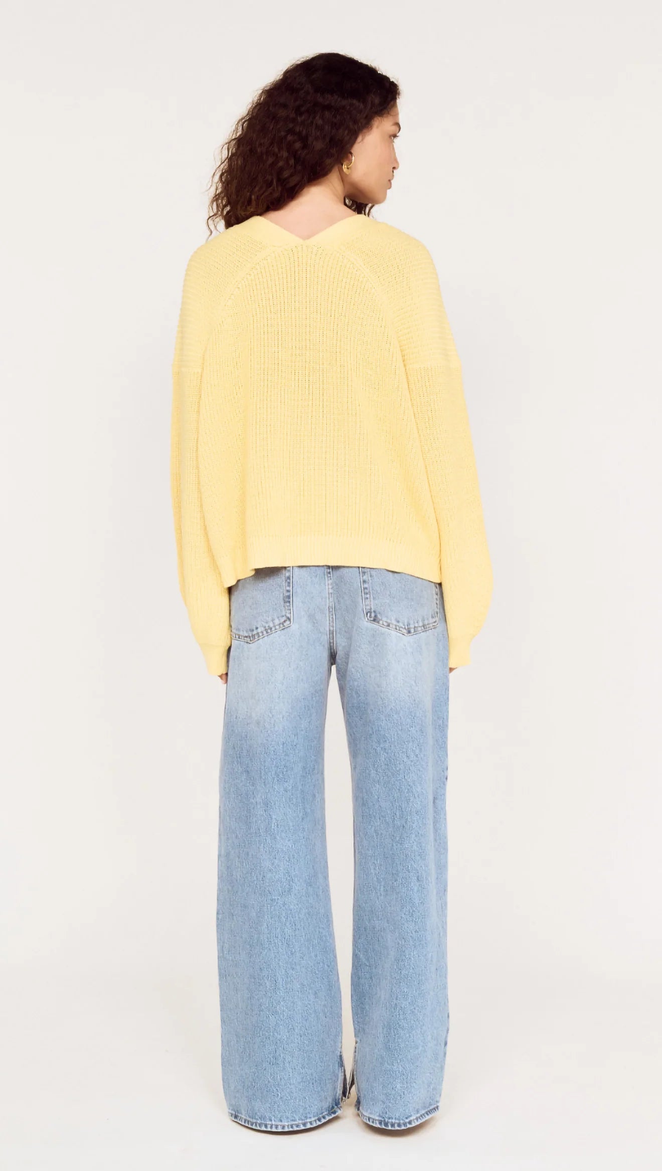 MINKPINK Butter Yellow Oversized Cardigan