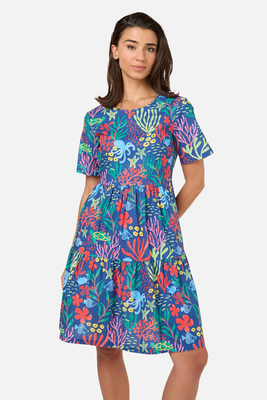 PRINCESS HIGHWAY Coral Reef Smock Dress