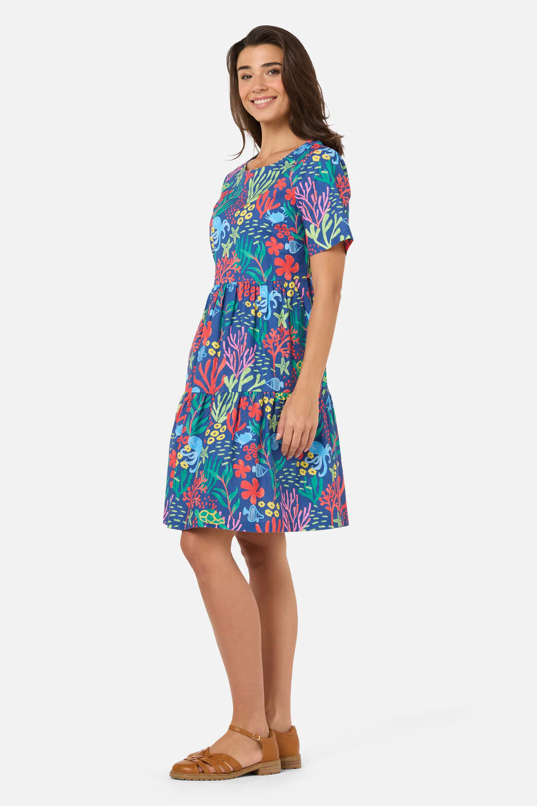 PRINCESS HIGHWAY Coral Reef Smock Dress