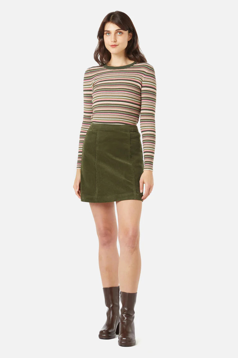 PRINCESS HIGHWAY Lucy Stripe Knit Top - Pink/Green