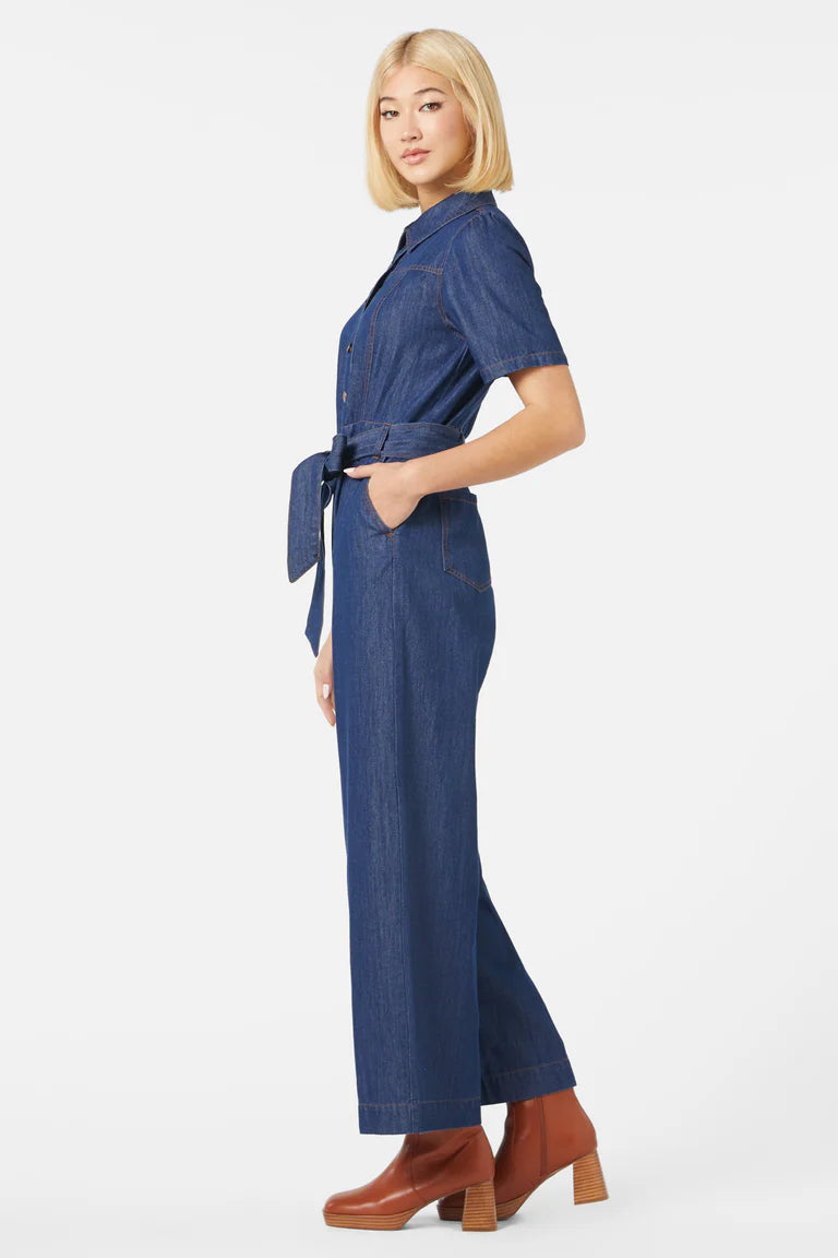 PRINCESS HIGHWAY Tansy Jumpsuit - Dark Denim