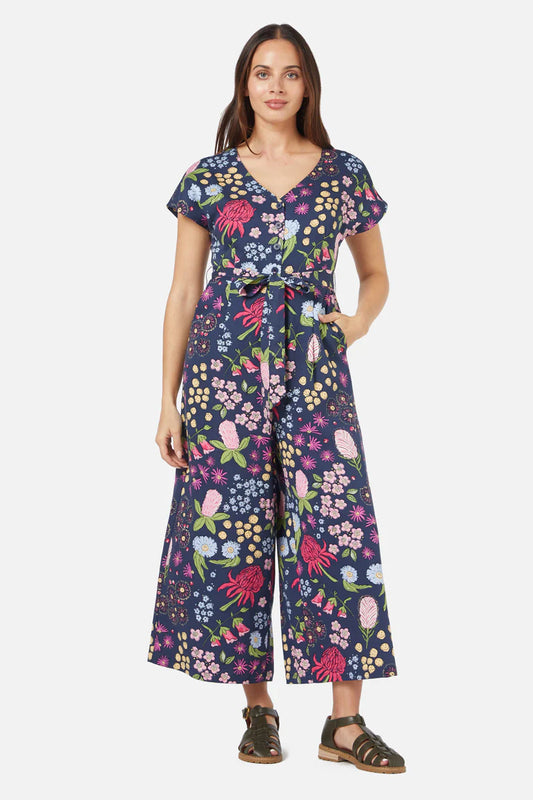 PRINCESS HIGHWAY Bouquet Jumpsuit - Navy