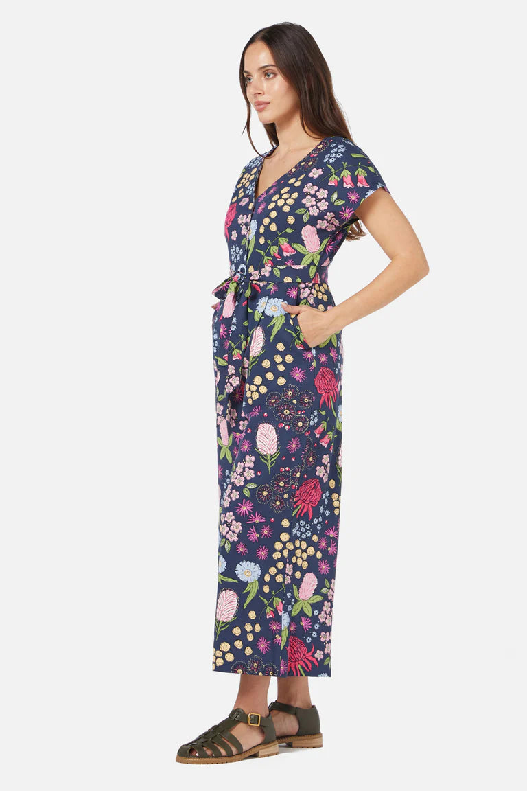 PRINCESS HIGHWAY Bouquet Jumpsuit - Navy