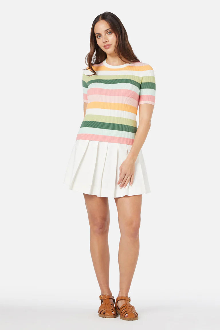 PRINCESS HIGHWAY Sydney Stripe Knit Top - Pink Multi