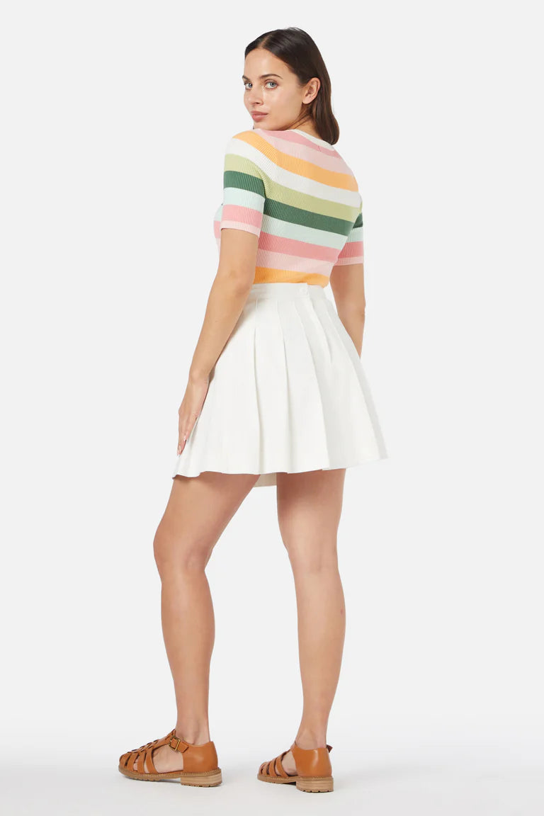 PRINCESS HIGHWAY Sydney Stripe Knit Top - Pink Multi