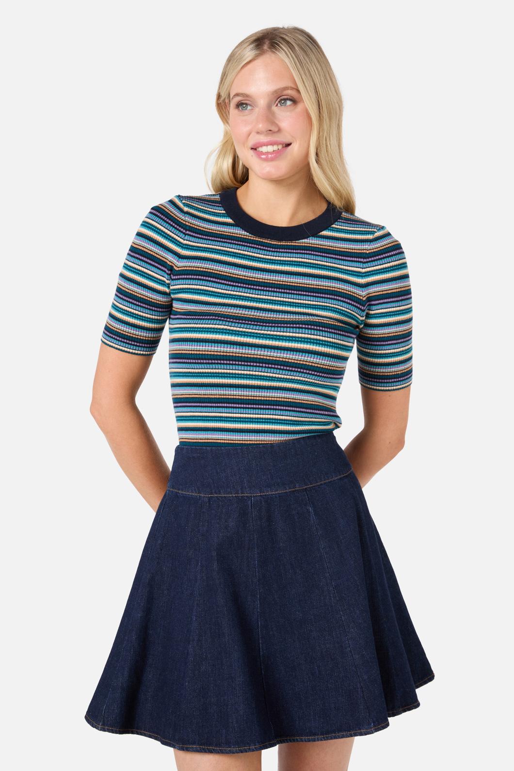 PRINCESS HIGHWAY Cydney Knit Top - Navy