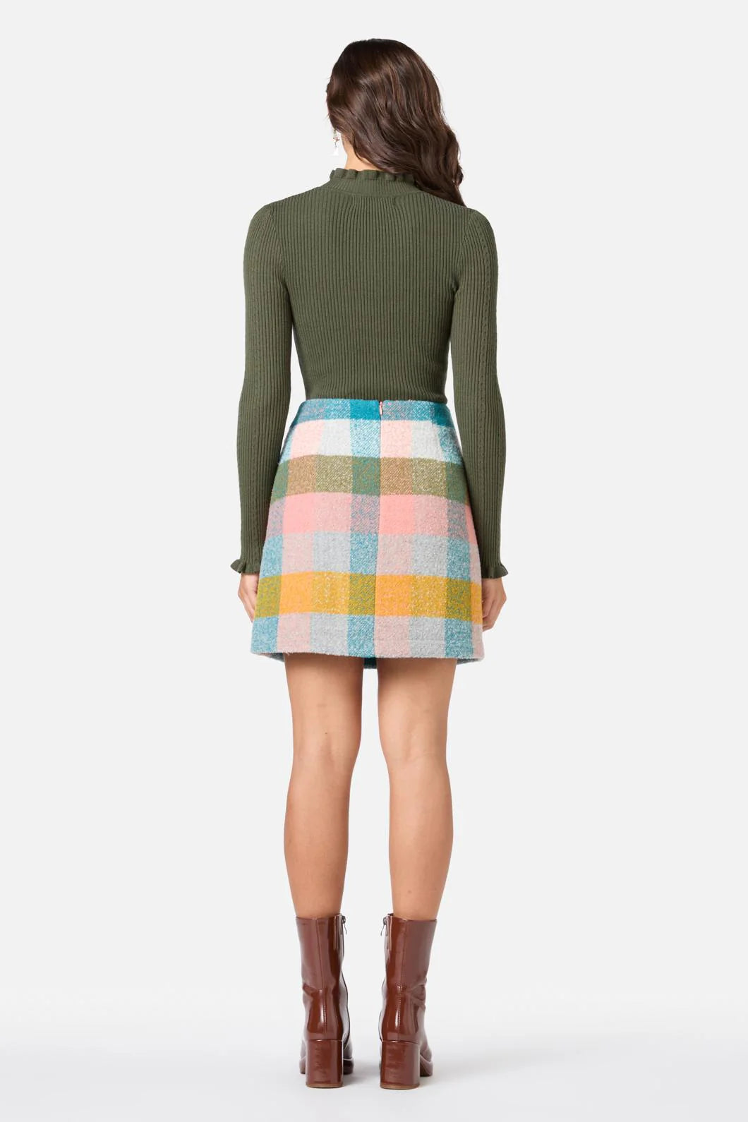 PRINCESS HIGHWAY Odessa Long Sleeve Knit Top - Olive