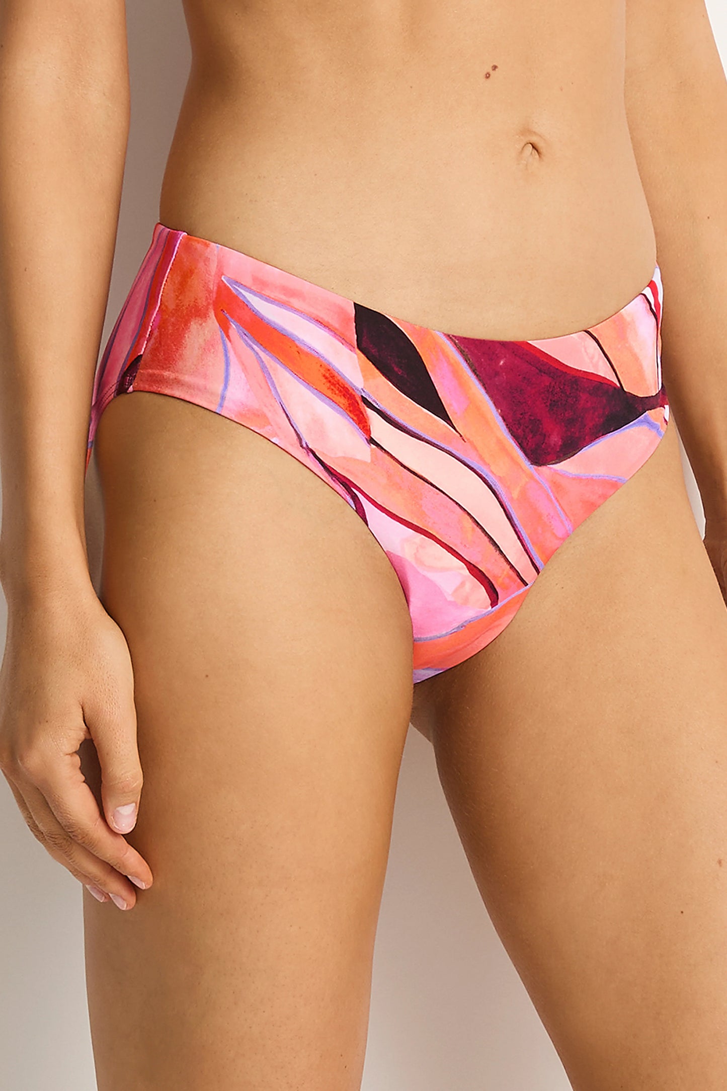 SEALEVEL Mid Bikini Pant - Berry