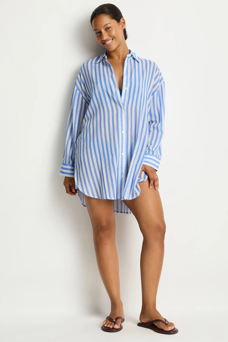 SEA LEVEL AUSTRALIA Vacay Cruise Shirt - Chambray