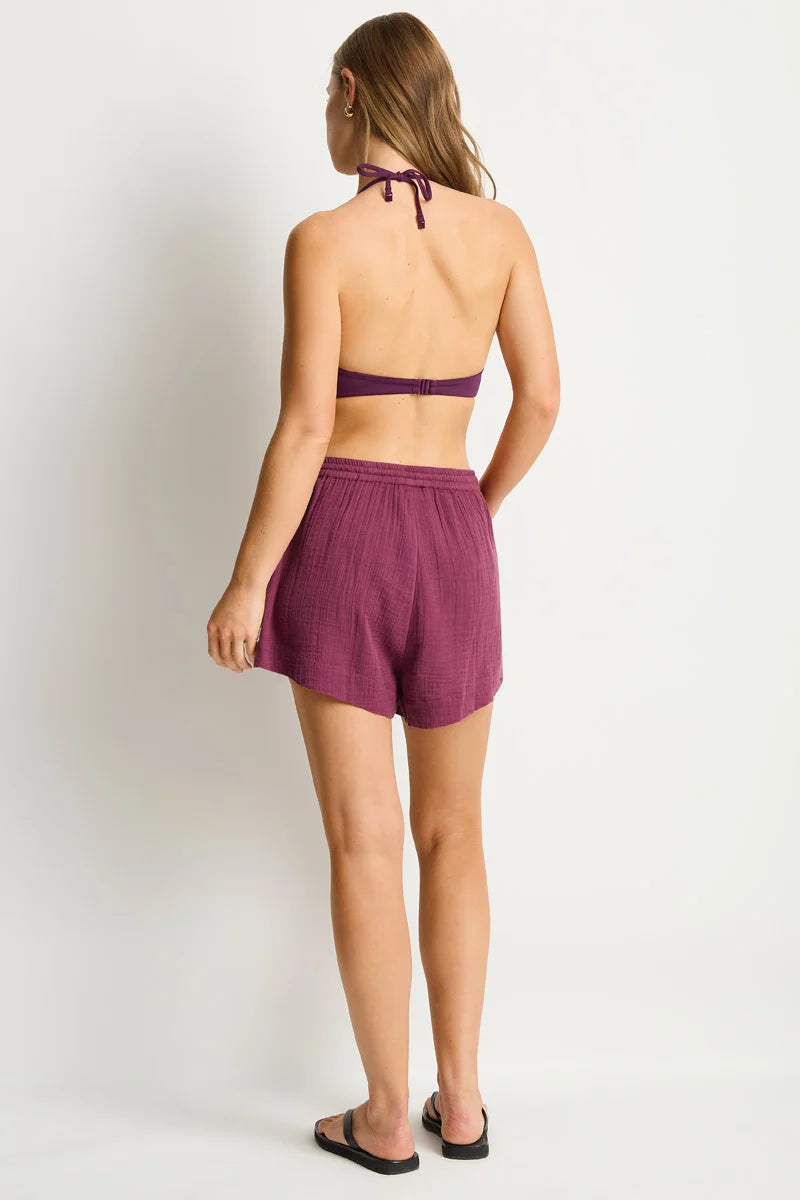 SEA LEVEL AUSTRALIA Sunset Beach Short - Merlot
