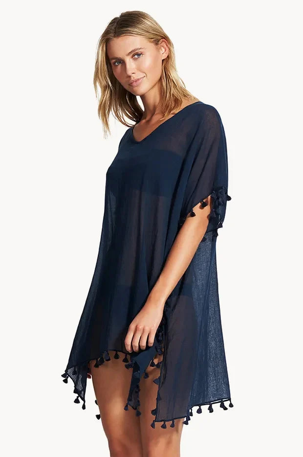 SEAFOLLY Amnesia Kaftan - Indigo