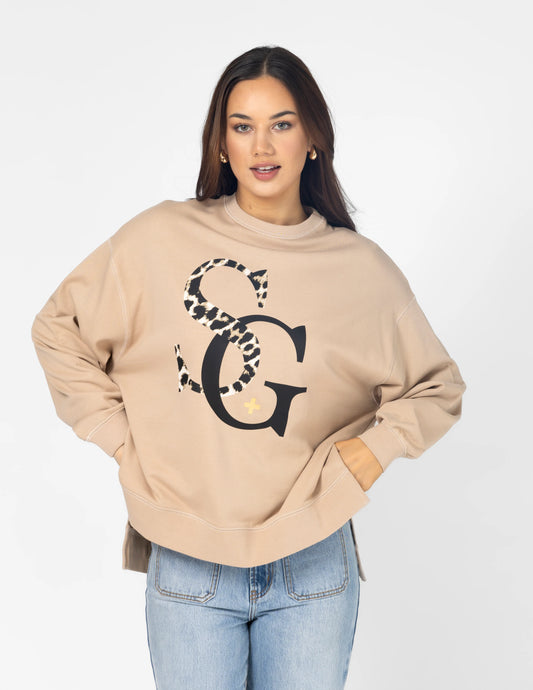 STELLA + GEMMA Sunday Sweater - Concrete