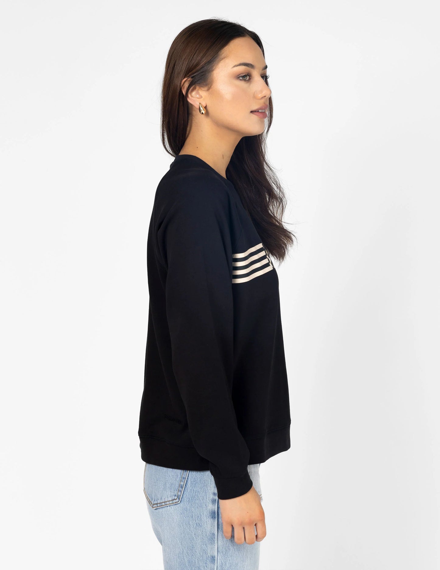 STELLA + GEMMA Everyday Sweater - Black Leopard Cross