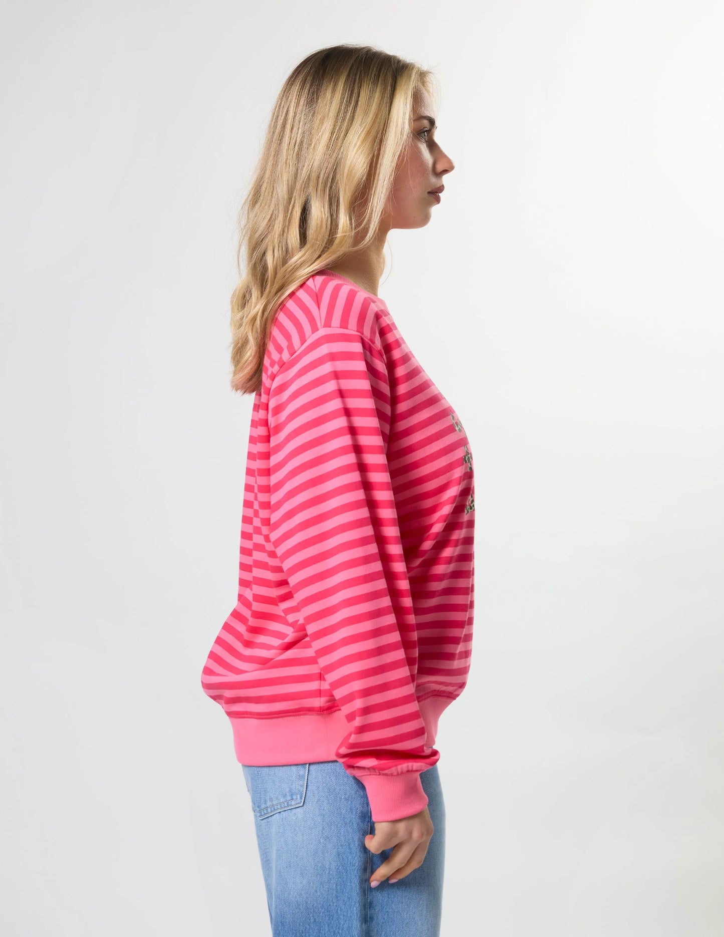 STELLA + GEMMA Essential Sweat Rotation - Raspberry Leopard