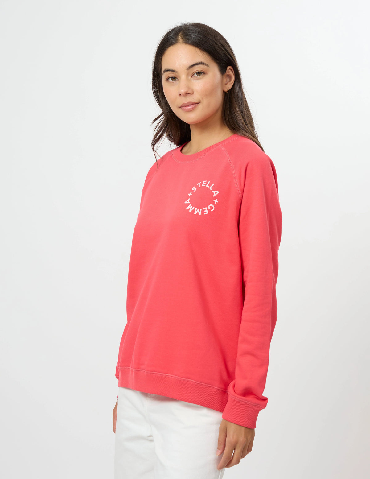 STELLA & GEMMA Classic Sweat - Deep Coral