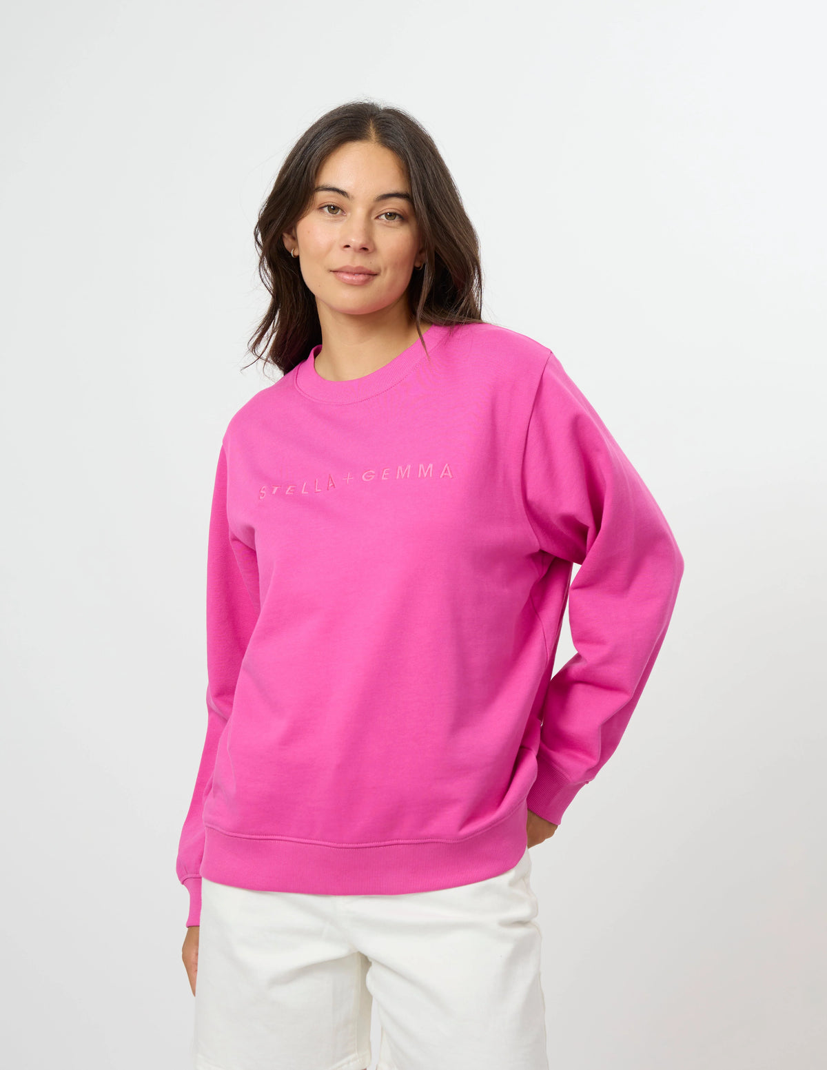 STELLA & GEMMA Essential Crew - Electric Fuschia