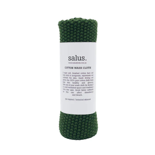COTTON WASH CLOTH - GREEN