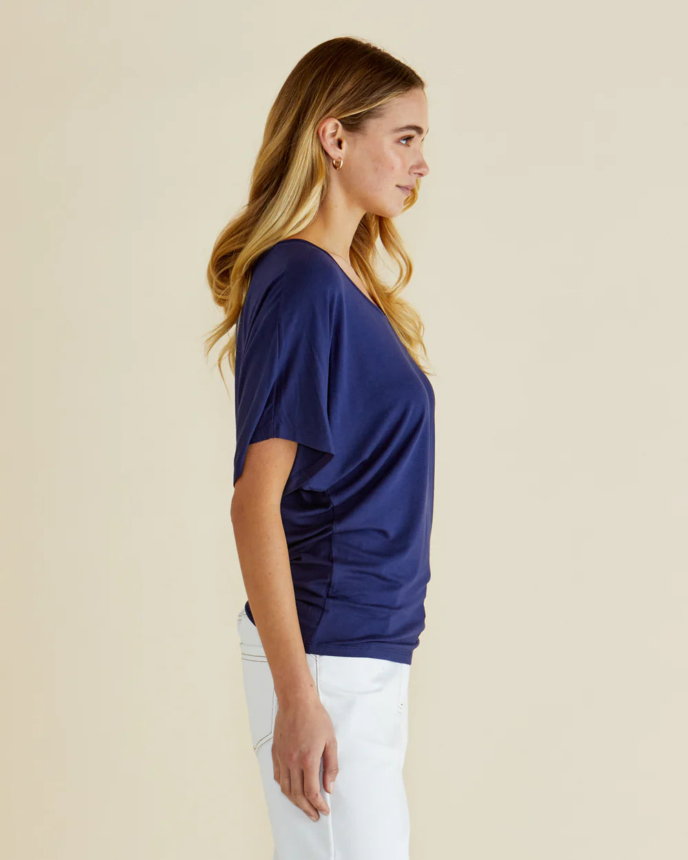 BETTY BASICS Maui Tee - Navy